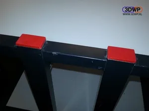 Rectangular Tube End Cap 25X40 mm (Tubing Plug)