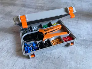 Case for Crimping Tool and Ferrules (based on Frog Box v2.0)