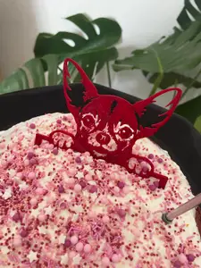 Chihuahua cake topper