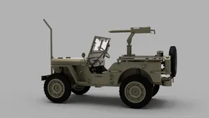 Tessier.Work Willys MB Radio Controlled
