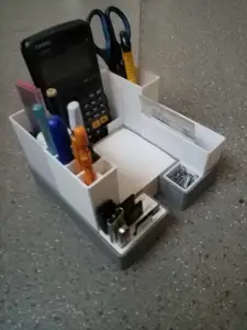 Desk organizer desktop organizer organizers office organizer table pencil holder pen holder pencil stand phone holder phone stand tablet holder tablet stand easy print without support tested