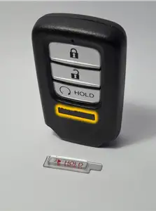 Low Profile Dampened Panic Button for Car Key Fob