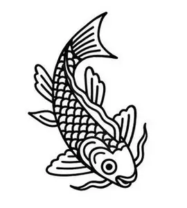fish keychain