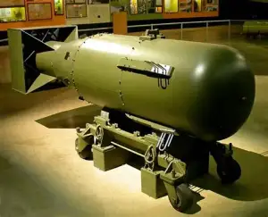 little boy atomic bomb model