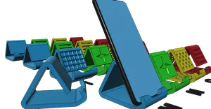 Phone Holder Phone Stand smartphone holder smartphone stand easy print without support