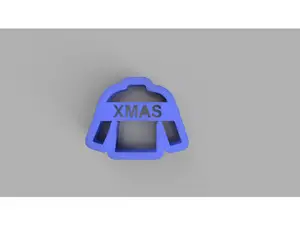 Christmas sweater cookie cutter