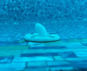 High circulation pool nozzle