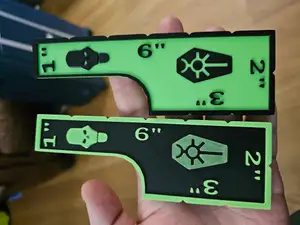 Necron Measurement Ruler for 40k