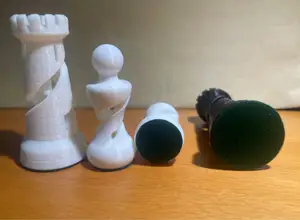 Stencil for Organic Chess pieces