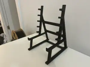 1:18 bench press/squat rack pen holder