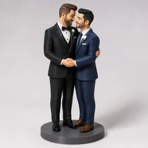 Hochzeitsfigur eines Männer Paares - Wedding figure of a man couple