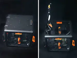 Hinged lid with gas spring for Original Prusa Enclosure