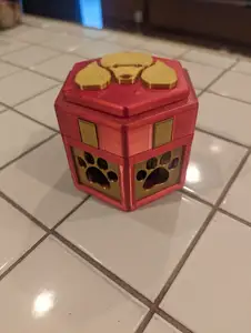 Poodle/Dog Theme for Twist Lock Trick Box (Hexagon)