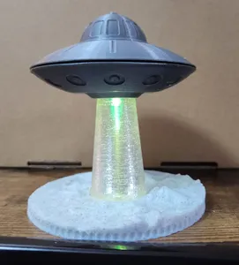 INVASION! The electric tea light UFO - Modified with tractor beam