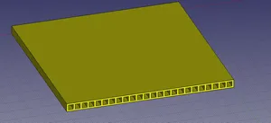 Corrugated plastic sheet