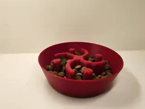 Slow feeder bowl for dogs