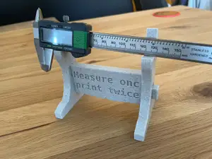 Caliper Kake (katana stand for calipers)