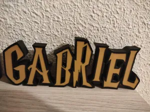 Placa Gabriel
