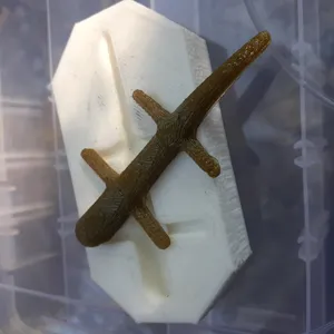 4 inch lizard soft plastic lure mold