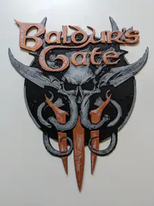 Baldur's Gate 3 Logo (Filament Painting) - HueForge