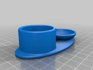 Pill bottle with tray. Put pills in the tray to make sure to take them.