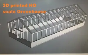 Ho Scale model train Greenhouse