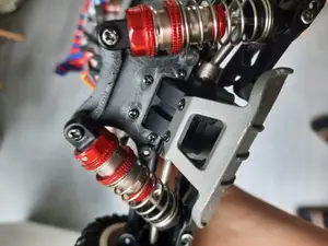 WLtoys 124008 - Front Shock absorber assembly - part 2711 (with shock protector)