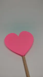 Heart on a Stick / Prop for Photoboxes, Wedding, Anniversary, Parties