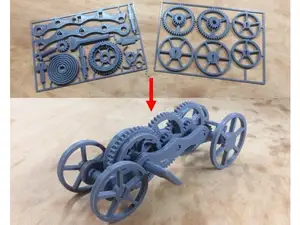 Wind-up Car Kit Card