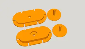 Cabled earphone organiser fidget spinner