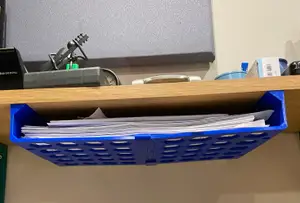 Under-shelf A4 Paper Tray