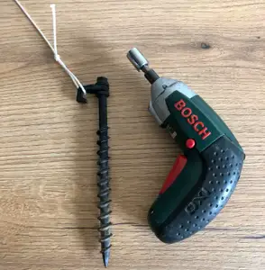 Tent Peg for cordless Screwdriver