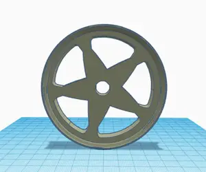 MOTORCYCLE WHEEL CLASSIC DESIGN
