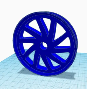 MOTORCYCLE WHEEL 10 SPOKE RACING DESIGN