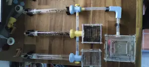 20 mm. Glass tube ant nest to OW connector.