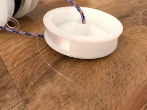 Fishing line spool cover