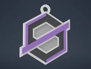 Null Sector Weapon Charm Keychain