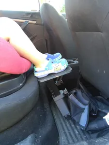 Footstool into the car for a child