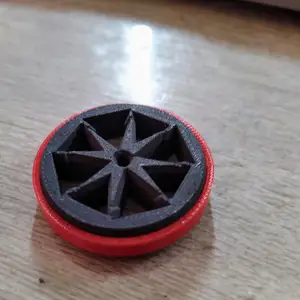 Simple printable wheels for N10/N20/N30 Motors (3mm D-shaft)