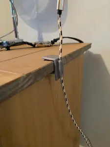 Charging Cable Holder and Table Clip