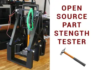 Destructive testing mechanical hammering machine