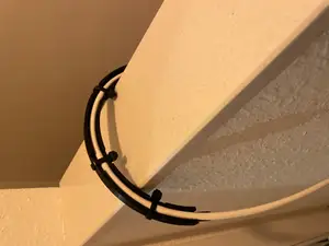 Support / Protection for free hanging network cable installations