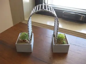 Mini Garden Gate Planter/ Vine Ladder