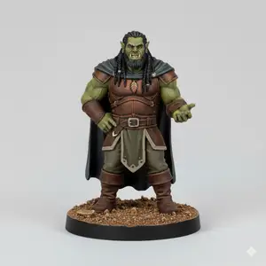 Orc Paladin - DnD mini