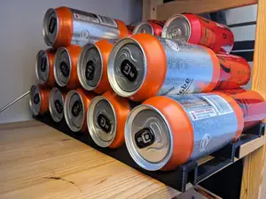 Interlocking Modular Cola/Beer/Soda Can Stand
