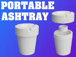 Portable Ashtray (small & large versions)