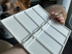 Folding watercolor mixing palette