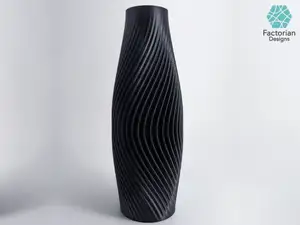 Modern 3D Printed Vase "Volute" - Elegant Home Decor | STL File