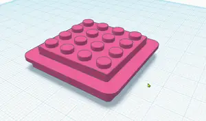 Gridfinity 1x1 Lego 4x4