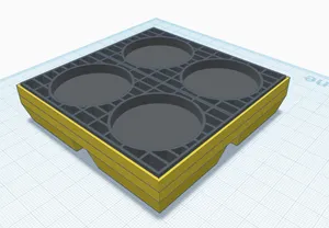 1/10th scale Hazmat Palette for 35mm Paint Jars